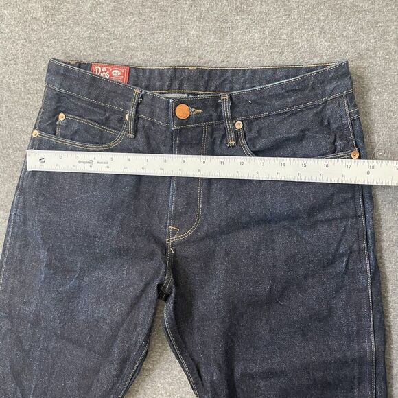 FREENOTE The Rios Selvedge Denim Slim Straight Premium Denim Jeans 32 ALTERED - Picture 8 of 14